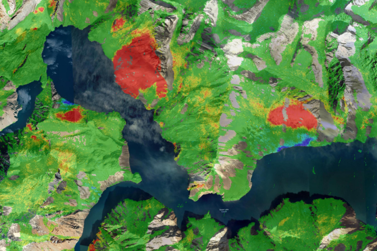 Satellite image of Lake Sarez