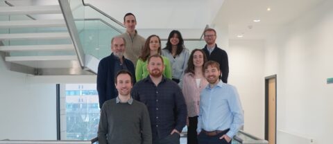 Forge Genetics team photo on stairs