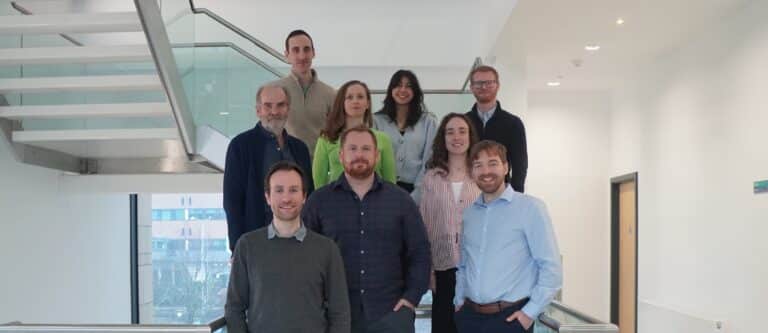 Forge Genetics team photo on stairs
