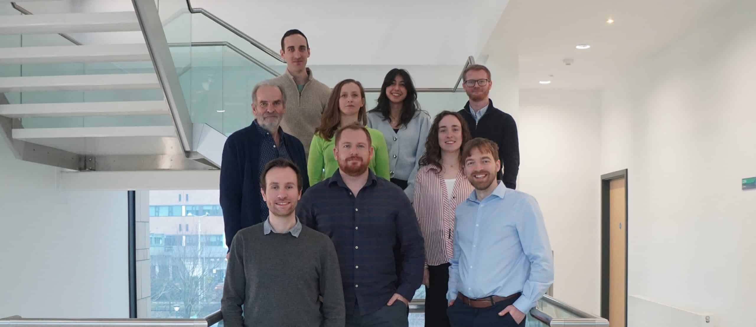 Forge Genetics team photo on stairs